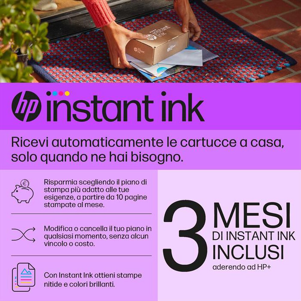 Immagine del prodotto HP - MULTIFUNZIONE ENVY 7221E 3 MESI INSTANT INK HP+-Surf Blue