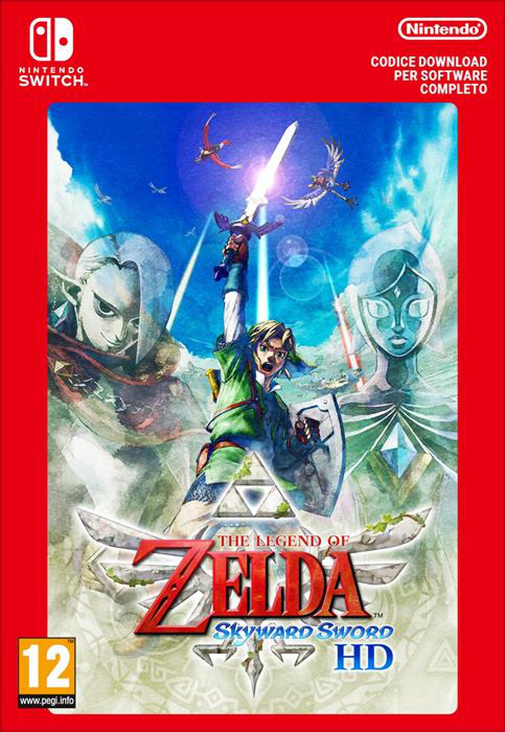 Immagine del prodotto NINTENDO - THE LEG. OF ZELDA: SKYWARD SWORD HD- COD. DOWNLOAD