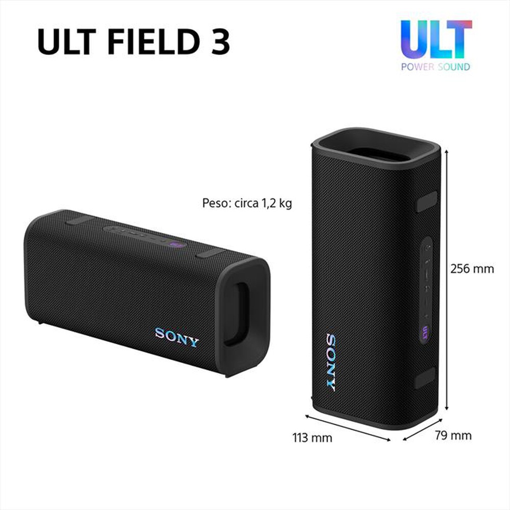 Immagine del prodotto SONY - Speaker portatile Wireless Bluetooth SRSULT30W.CE7-Bianco