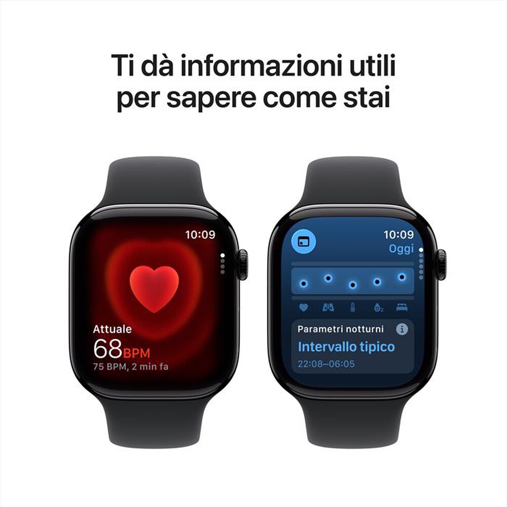 Immagine del prodotto APPLE - Watch Series 11 GPS 46mm Alluminio-Jet Black Sport Band Nero M/L