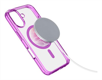 CELLULARLINE - Cover ICONIC MAG per iPhone 16-Rosa