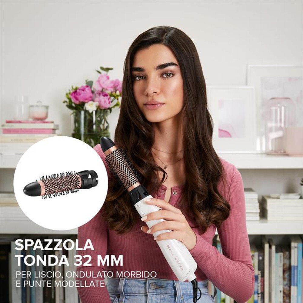 Immagine del prodotto BELLISSIMA IMETEC - MODELLATORE AD ARIA GH 18 1000-Nero, Rose Gold, Bianco