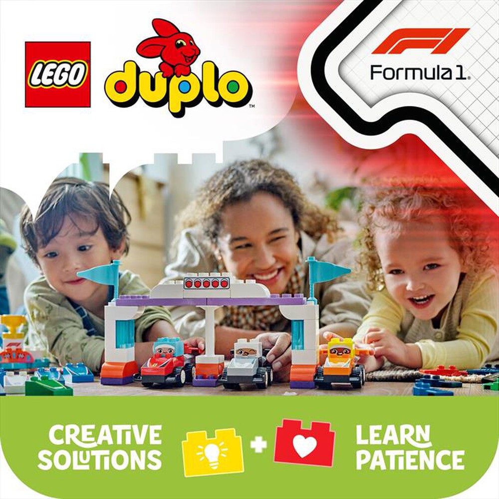 Immagine del prodotto LEGO - DUPLO Town Auto da corsa e piloti Team F1&reg; 10445