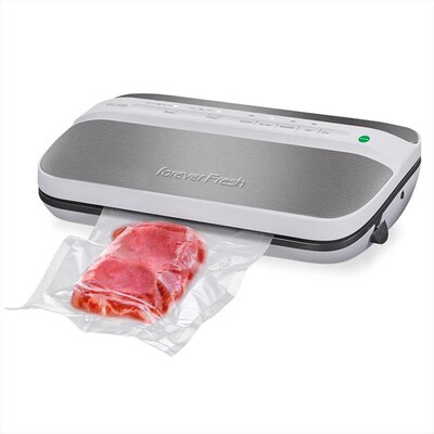 MACOM - Macchina sottovuoto automatica VAC 6090-ACCIAIO BIANO/NERO