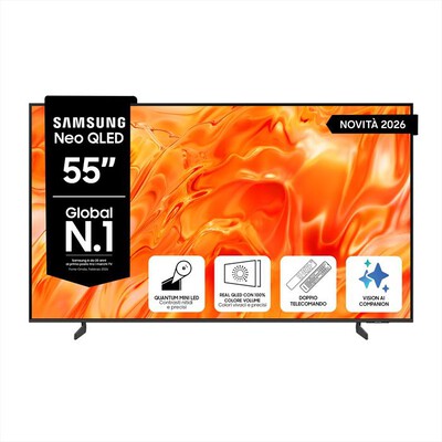 SAMSUNG - Smart TV Mini LED 4K 50" Vision AI QE55QN70HAUXZT-Titan Gray