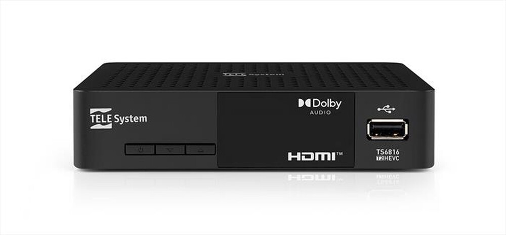 Immagine del prodotto TELESYSTEM - TS6816 DTT HD HDR HLG T2 HEVC 10 BIT-Black