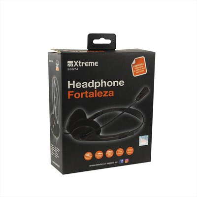 XTREME - 33574 - Cuffia Stereo-NERO
