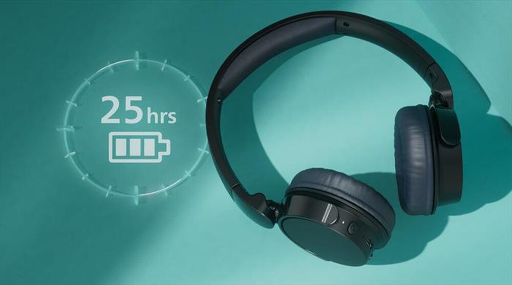 Immagine del prodotto PHILIPS - Cuffie a padiglione chiuso TAH3209BK/00-BLACK