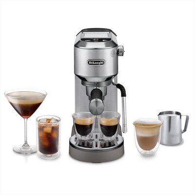 DE LONGHI - DEDICA DUO macchina da caff&egrave; manuale EC890.M-Metal