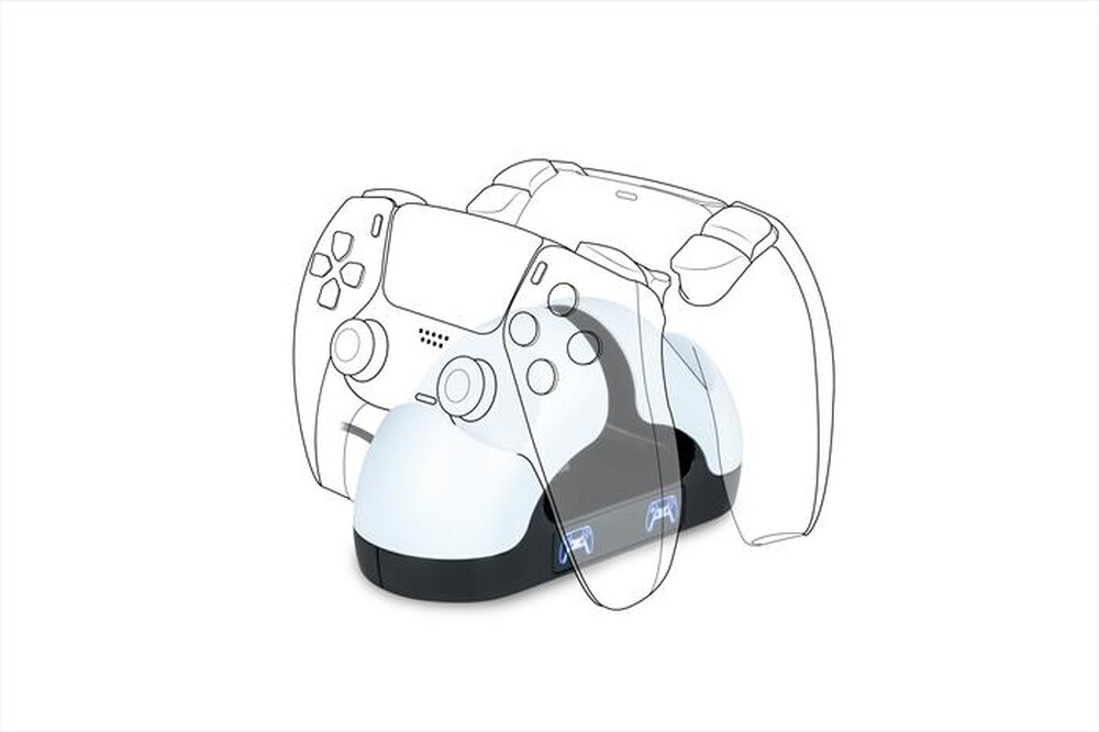 Immagine del prodotto BIG BEN - BASE RICARICA 2 DUALSENSE PS5. FASTCHARGE 3H