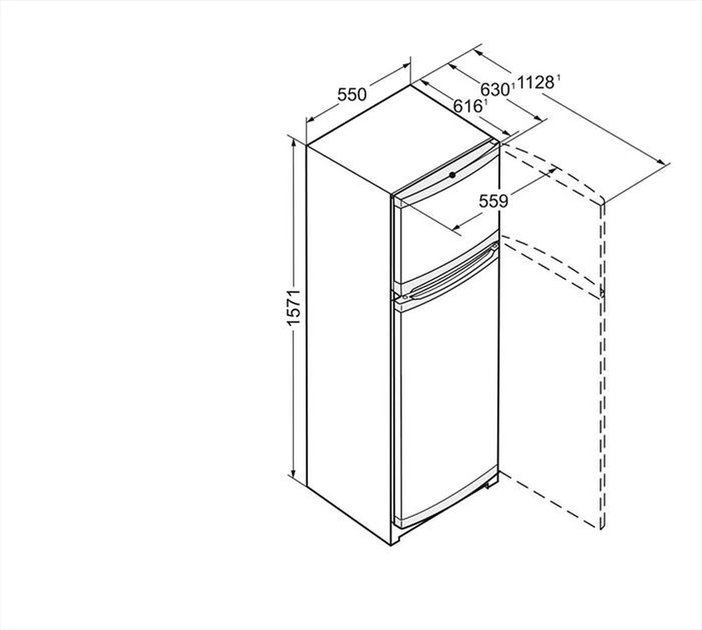 Immagine del prodotto LIEBHERR - Frigorifero 2 porte CT 2931-21 Classe F 279lt