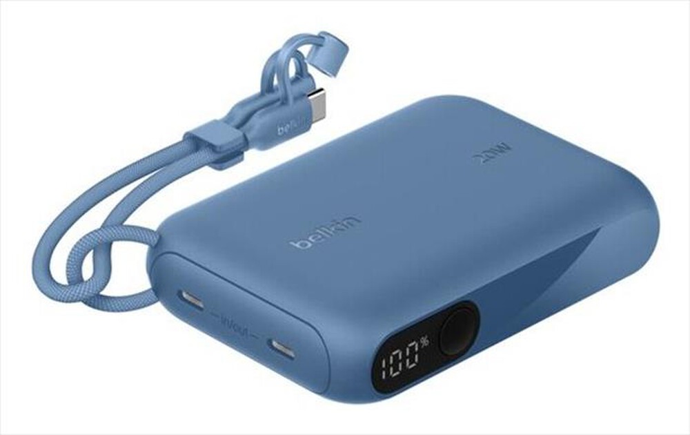 Immagine del prodotto BELKIN - Power Bank 10000 mAh, 2 porte USB-C-Blu