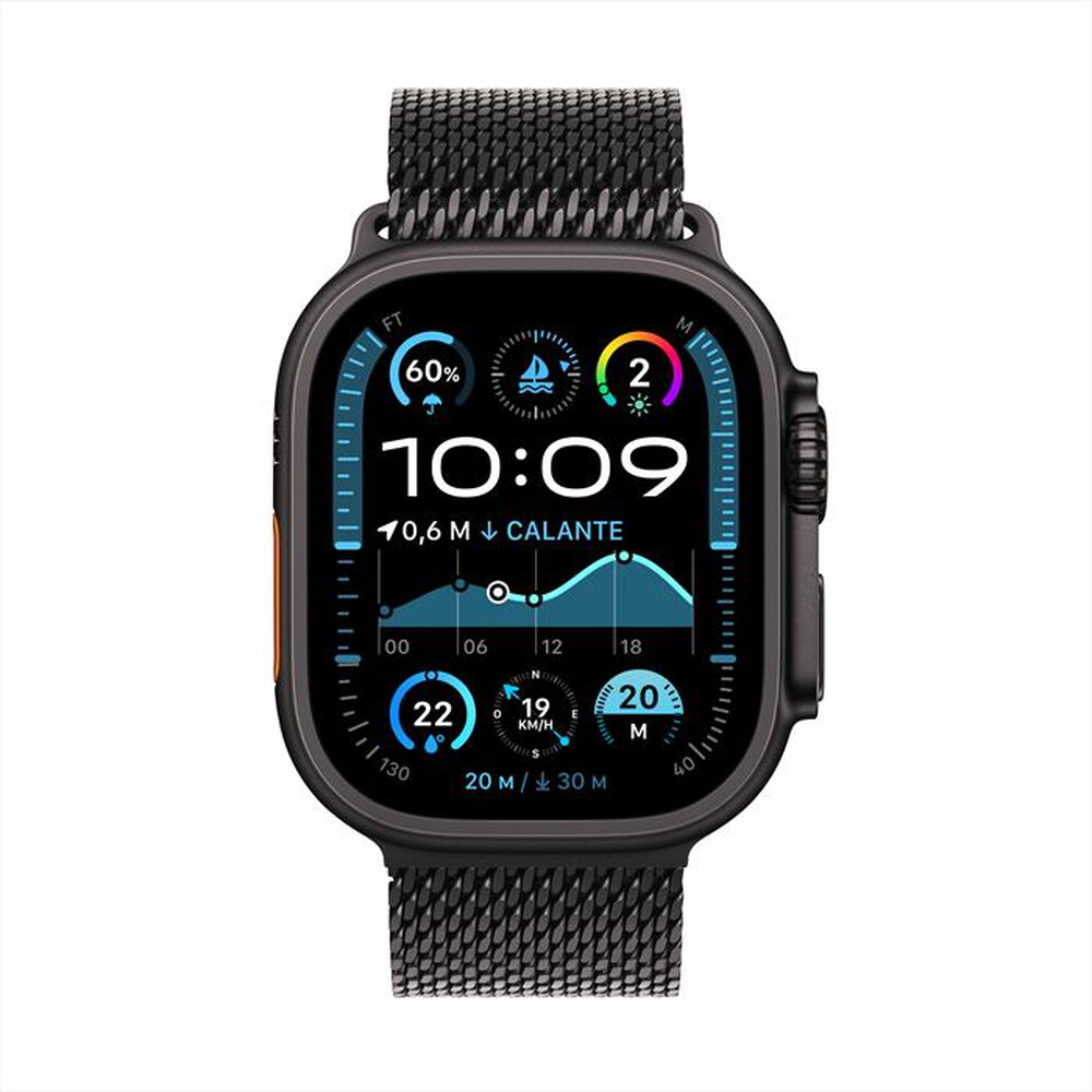 Immagine del prodotto APPLE - Watch Ultra 2 GPS + Cellular 49mm Titanio-Nero - Loop Milanese Nero - M