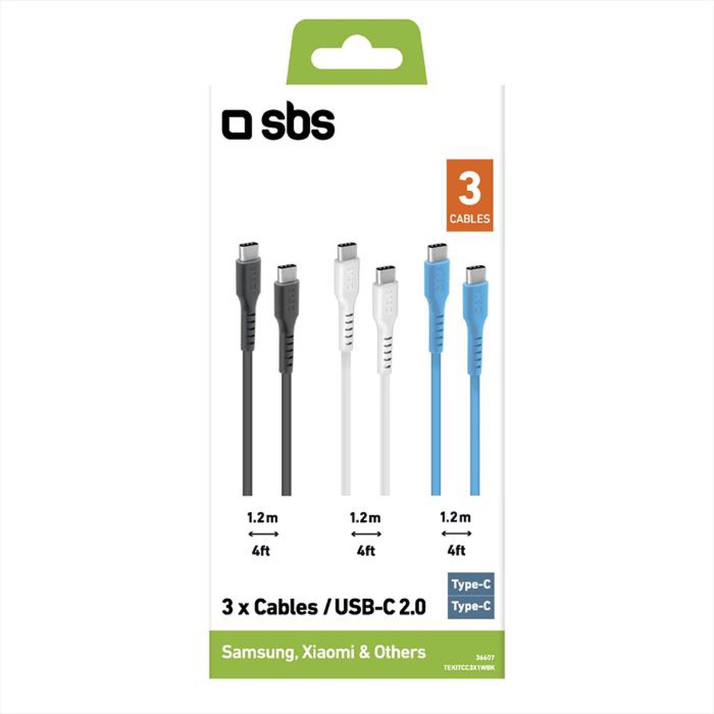 Immagine del prodotto SBS - TEKITCC3X1WBK-Bianco, Blu, Nero