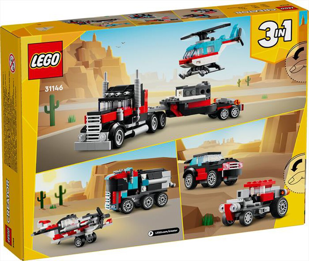 Immagine del prodotto LEGO - CREATOR Autocarro con elicottero 31146