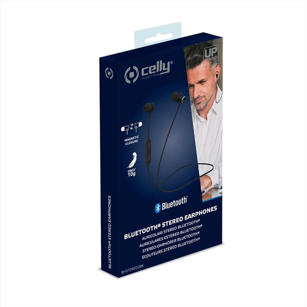 Immagine del prodotto CELLY - BHSTEREO2BK - BLUETOOTH STEREO 2 IN-EAR-Nero/Plastica