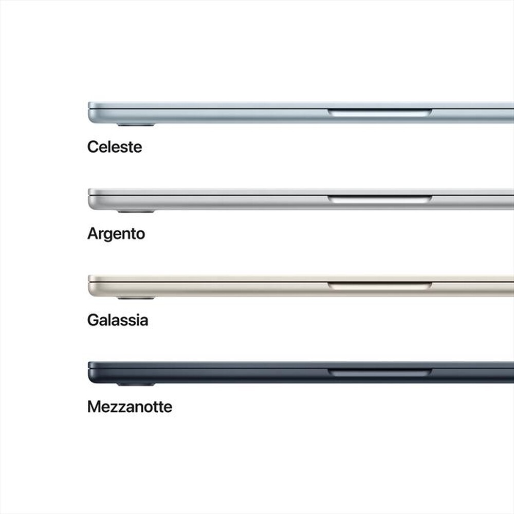 Immagine del prodotto APPLE - MacBook Air 13'' M4 10 CPU 10 GPU 24GB 512GB SSD-Galassia