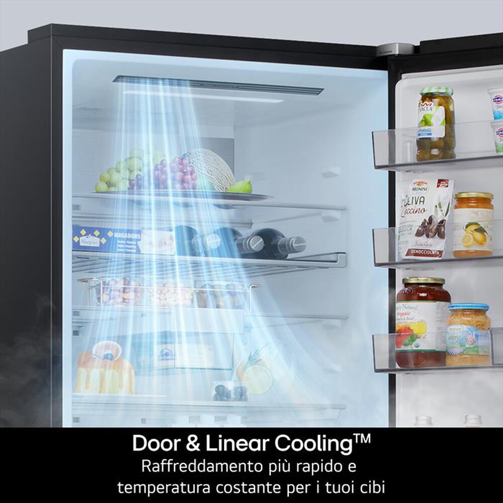 Immagine del prodotto LG - Frigorifero combinato GBBW322CEV Classe C 465lt-Nero