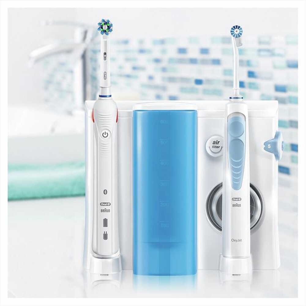 Immagine del prodotto ORAL-B - Spazzolino elettrico SMART 5000 e idropulsore OXYJ-Bianco