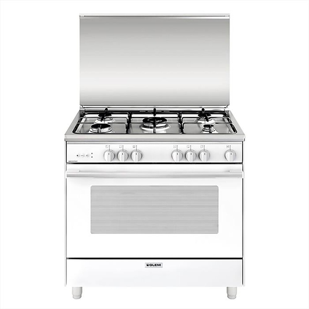 GLEM GAS - Cucina a gas UN965VX Classe A-BIANCO