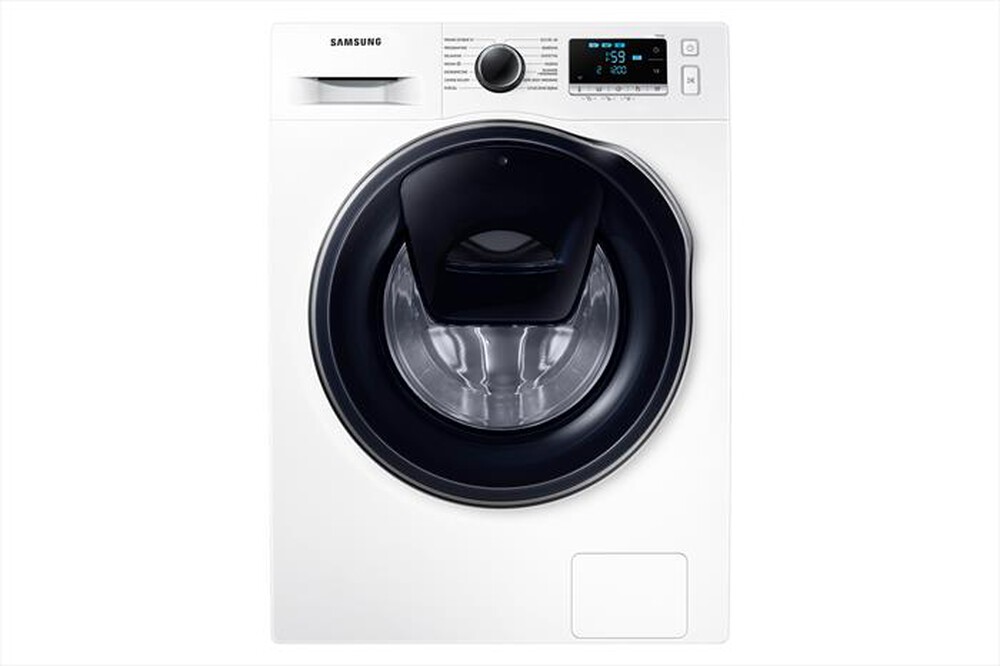 Immagine del prodotto SAMSUNG - Lavatrice slim WW8NK62E0RW/ET 8 Kg Classe C-Bianco obl&ograve; Crystal Gloss Blue