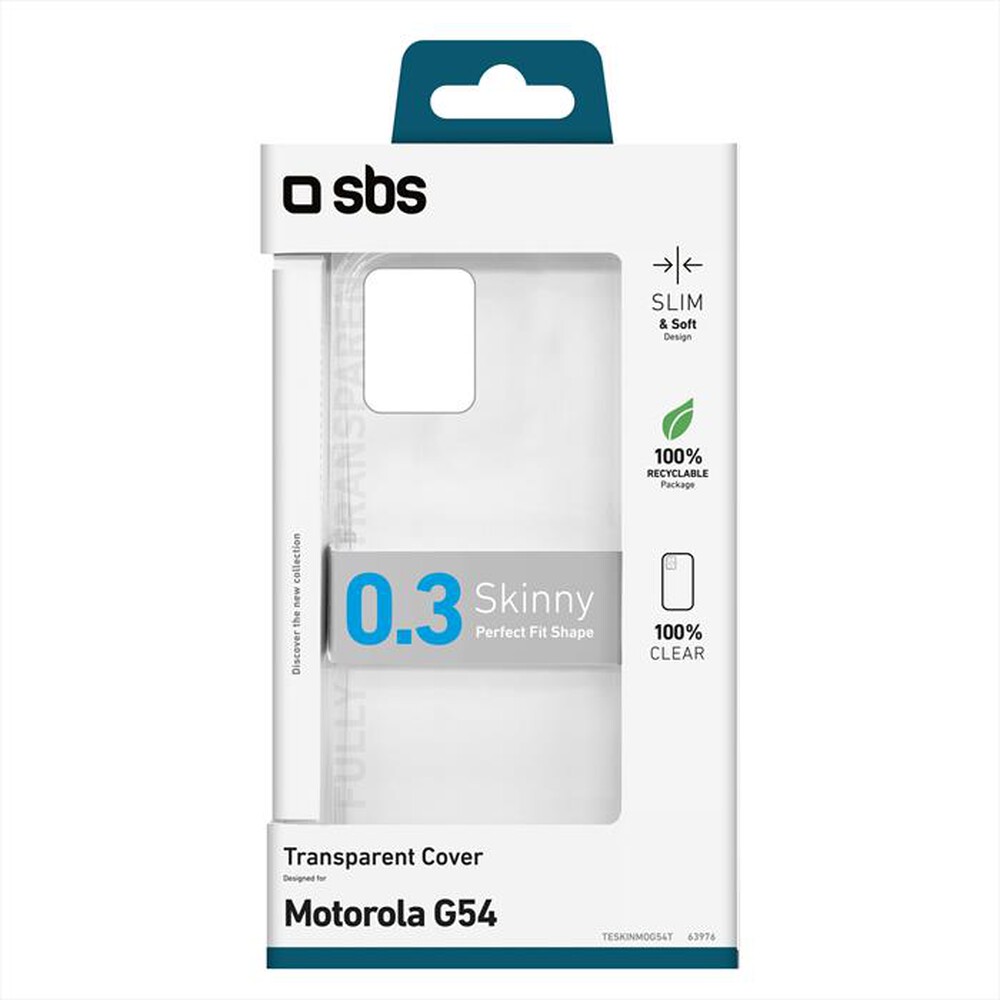 Immagine del prodotto SBS - Cover TESKINMOG54T PER Motorola G54-Trasparente