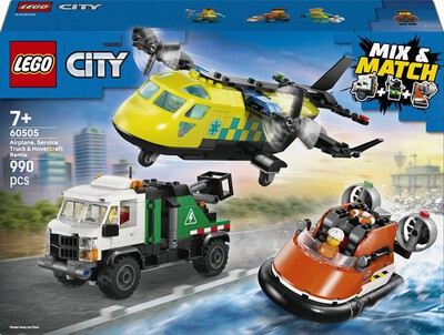 LEGO - CITY Remix aereo, camion di servizio - 60505