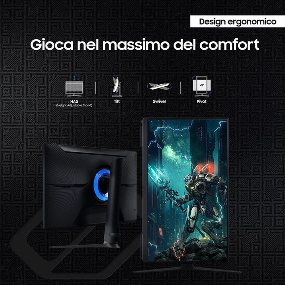 Immagine del prodotto SAMSUNG - Monitor LCD FHD 24" ODYSSEY G3 - G30D