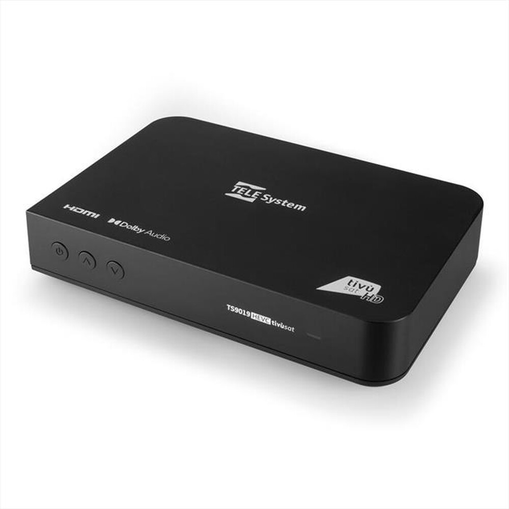 Immagine del prodotto TELESYSTEM - Decoder Satellitare TS9019 TIVU'SAT-BLACK