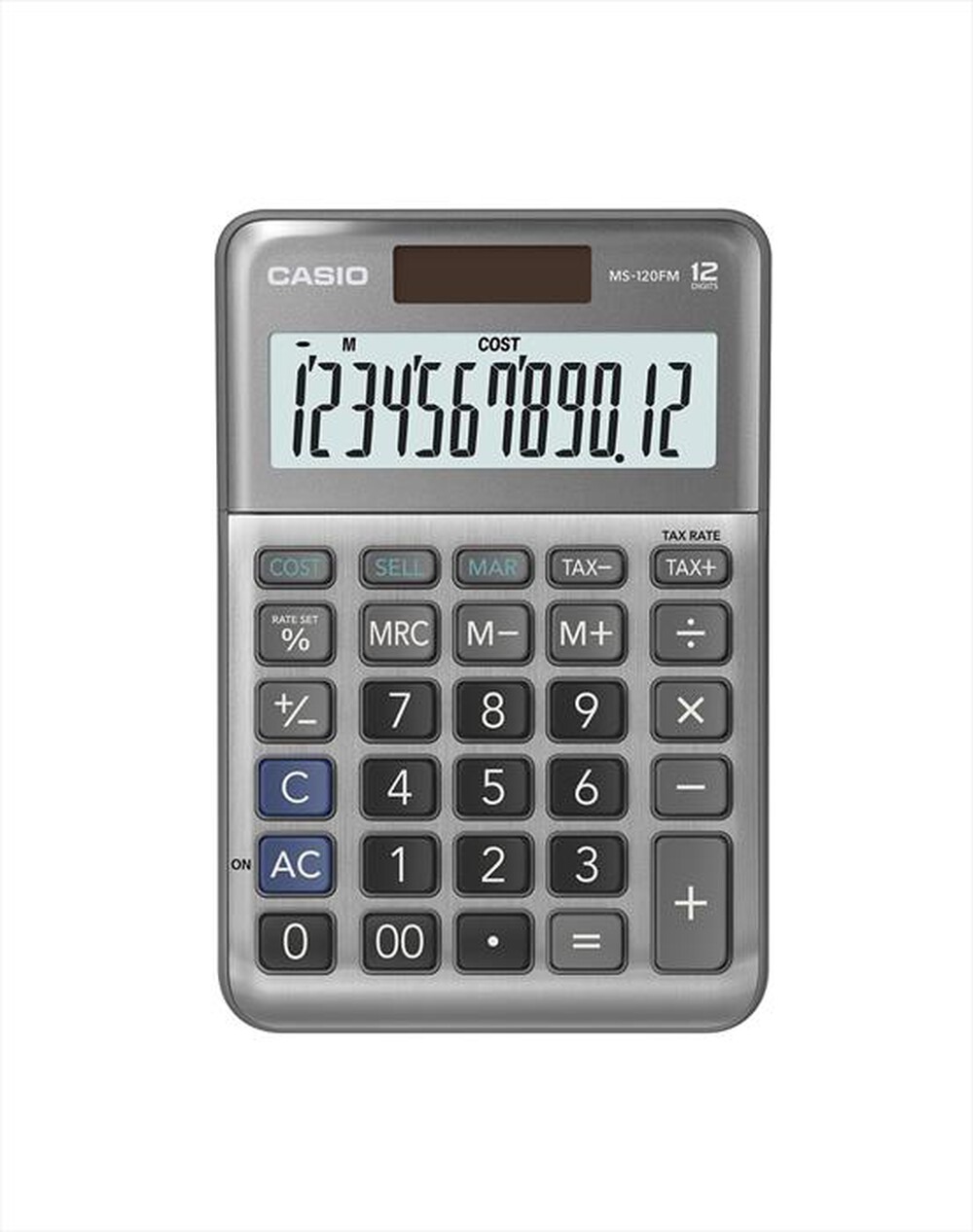 Immagine del prodotto CASIO - Calcolatrice MS-120FM-GRIGIO