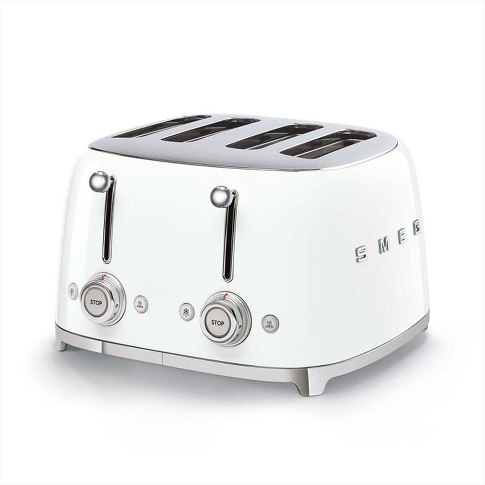 Immagine del prodotto SMEG - Tostapane 50's Style 4x4 fette &ndash; TSF03WHEU-bianco