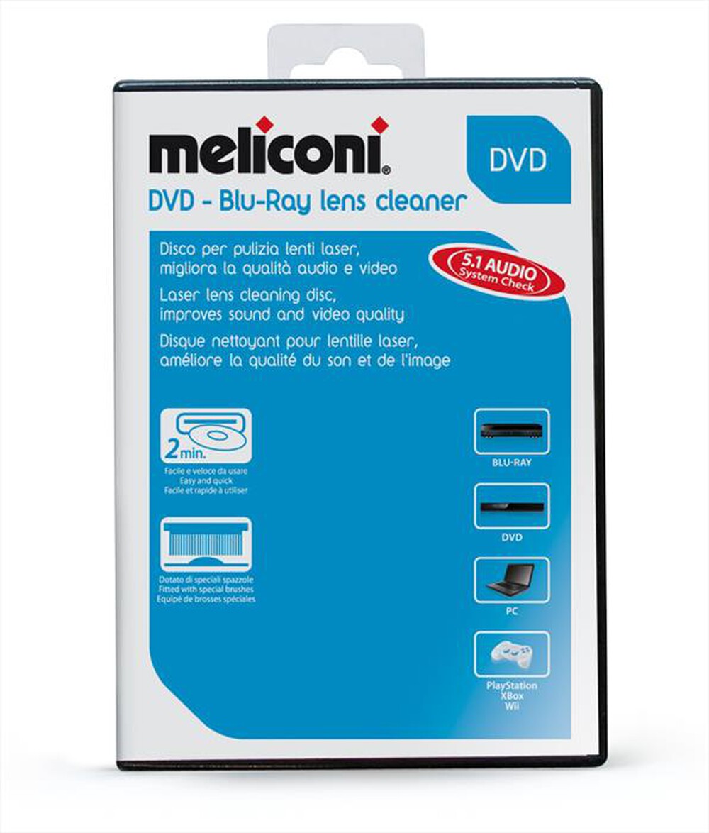 Immagine del prodotto MELICONI - DVD - BLU-RAY LENS CLEANER-Bianco