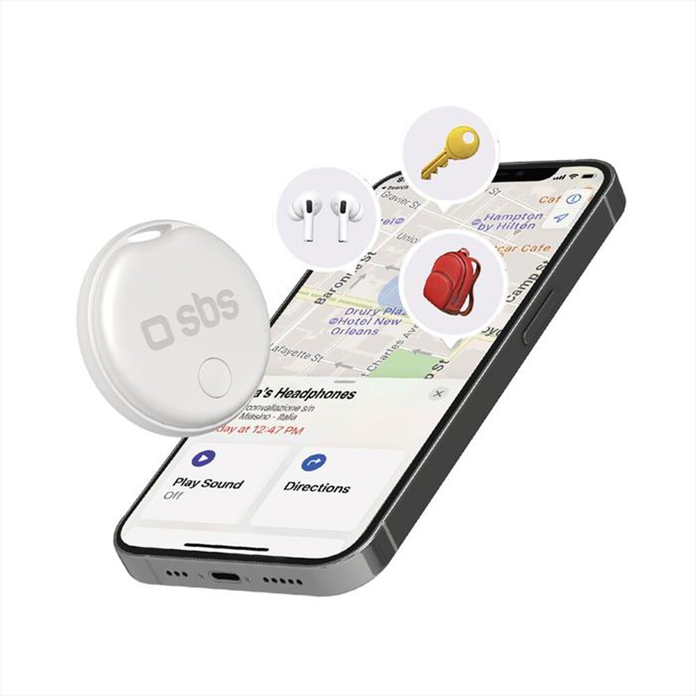 Immagine del prodotto SBS - Tracker Apple-Bianca