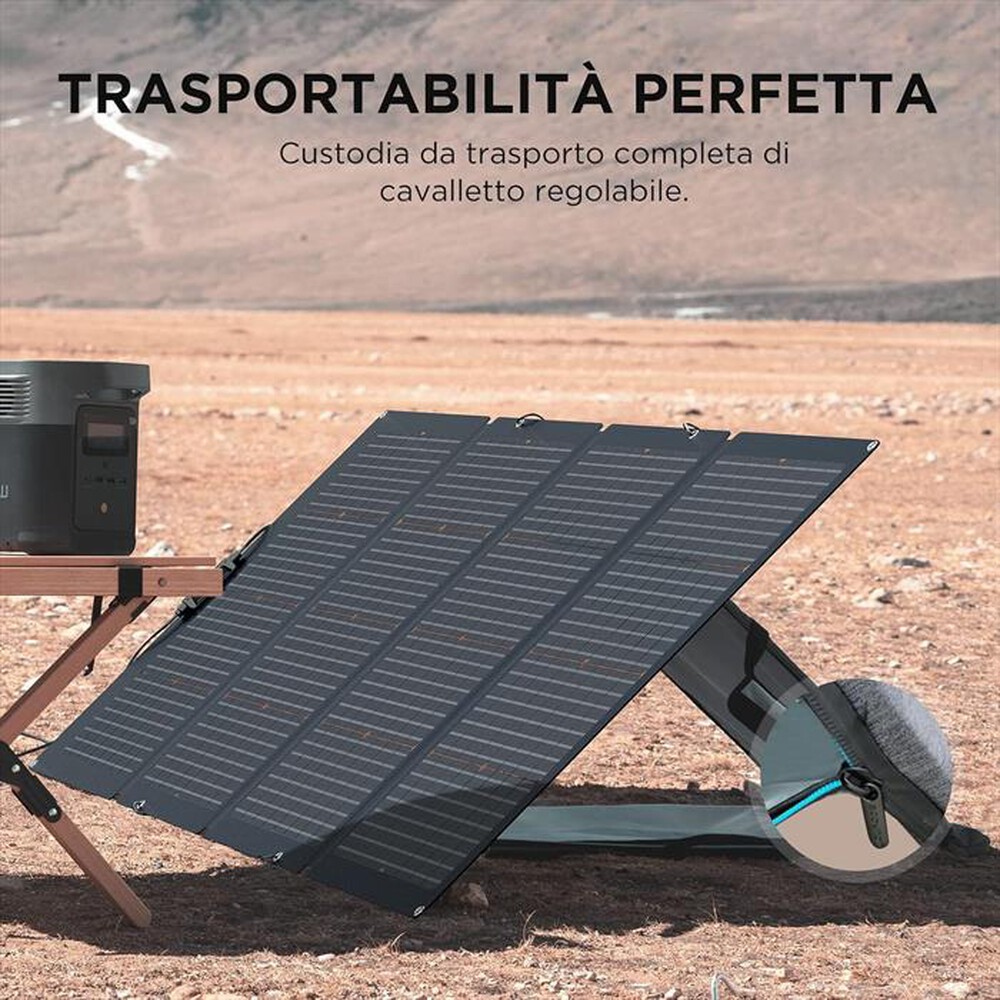 Immagine del prodotto ECOFLOW - Pannello solare portatile bifacciale 220W-nero