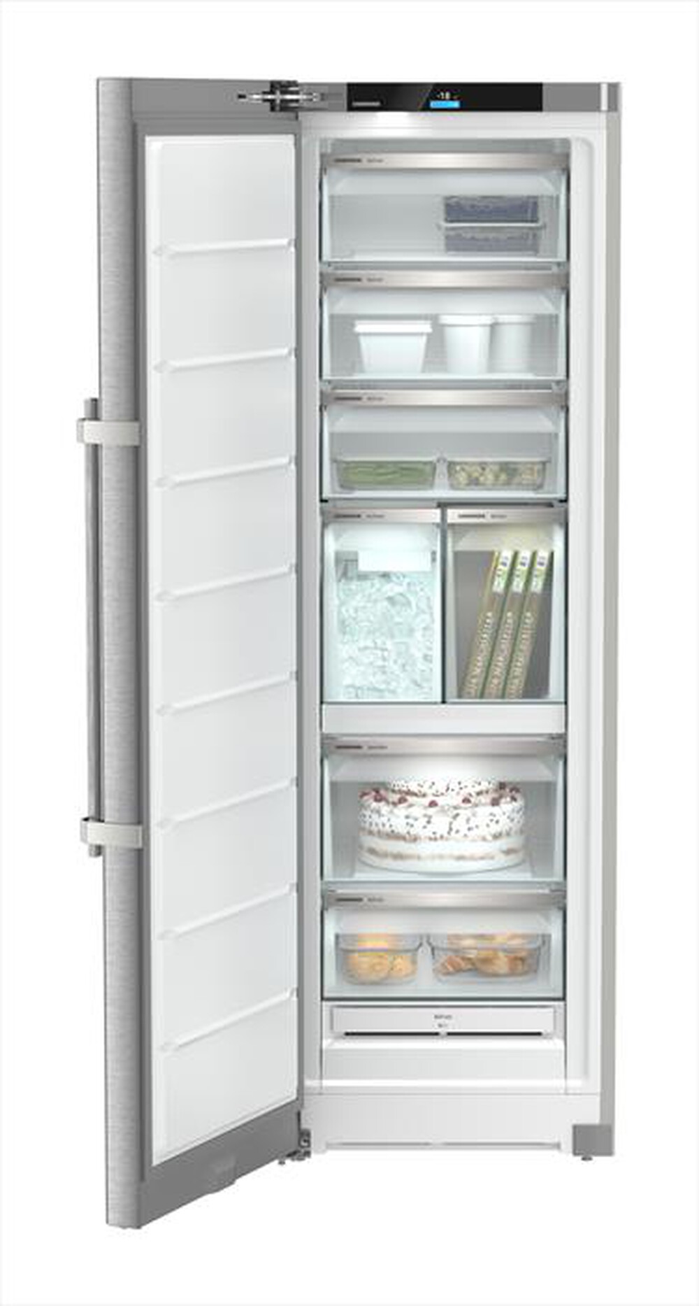 Immagine del prodotto LIEBHERR - Congelatore verticale SFNSDD 5267-20 ClasseD 277lt-Acciaio SmartSteel / Silver