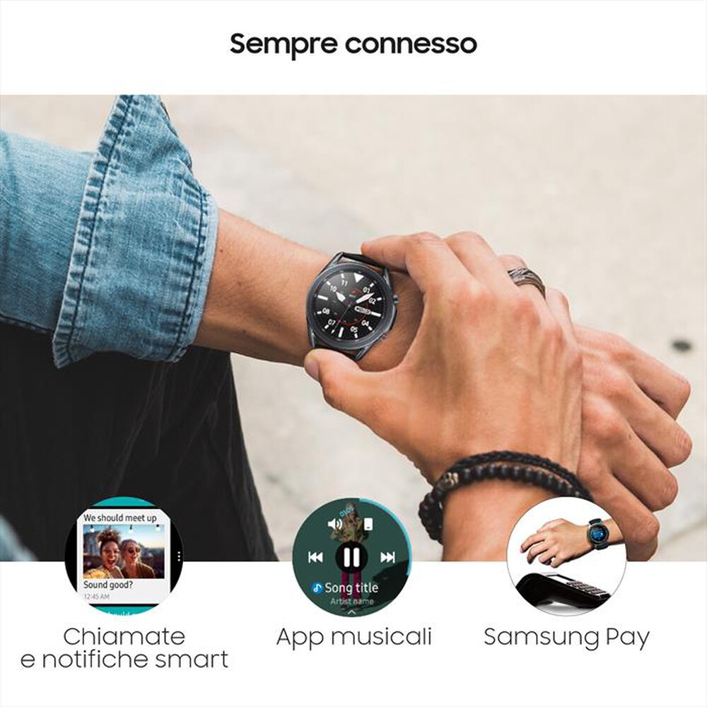 Immagine del prodotto SAMSUNG - GALAXY WATCH3 41MM BT-Mystic Silver