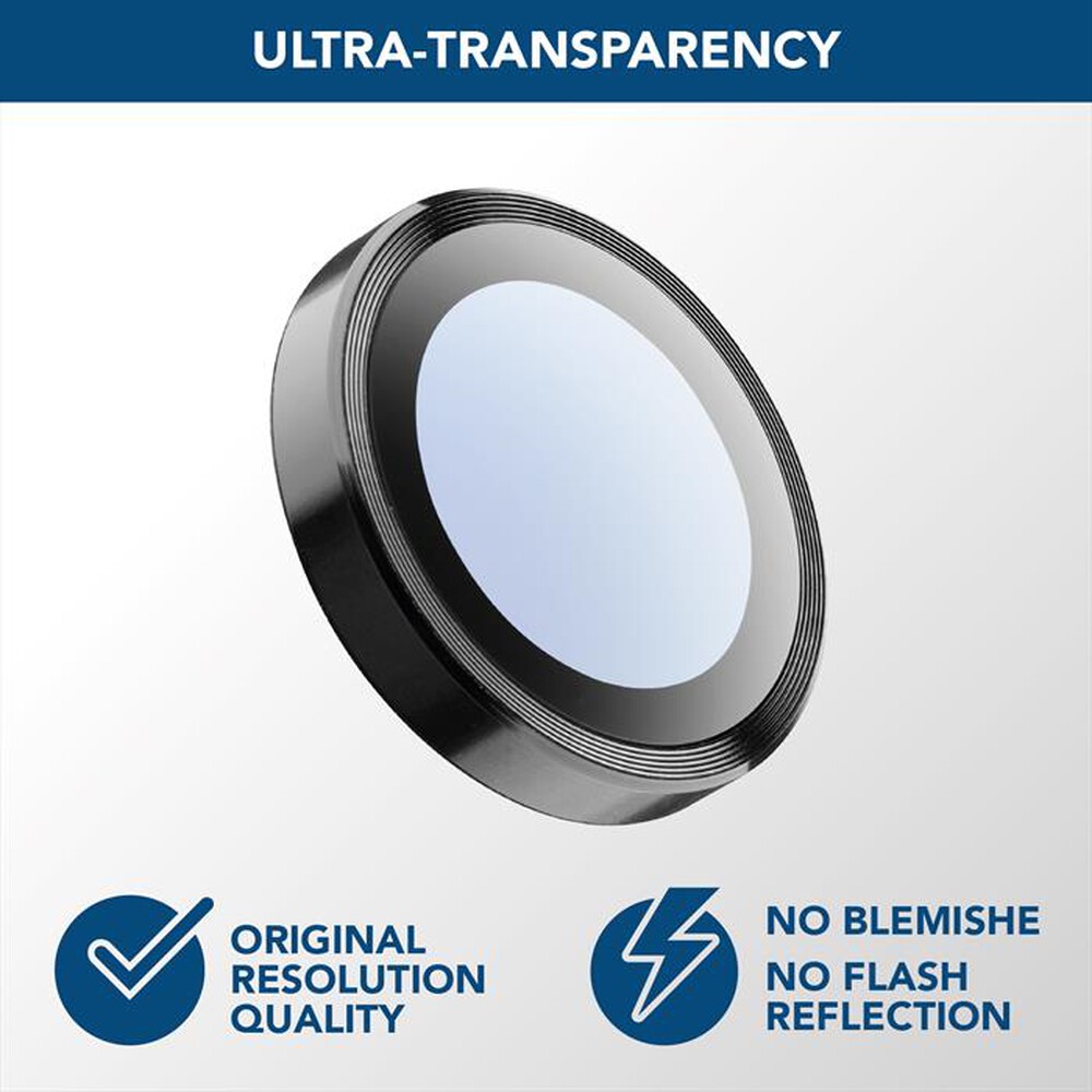 Immagine del prodotto CELLULARLINE - CAMERA LENS RING - IPHONE 16 PRO/16 PRO MAX-Transparent