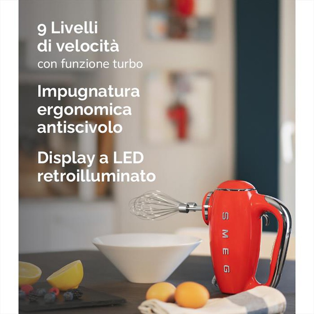 Immagine del prodotto SMEG - Sbattitore 50's Style &ndash; HMF01RDEU-Rosso