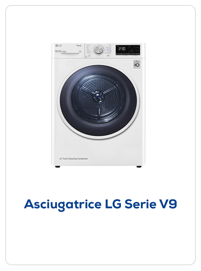 Asciugatrice LG Serie V9